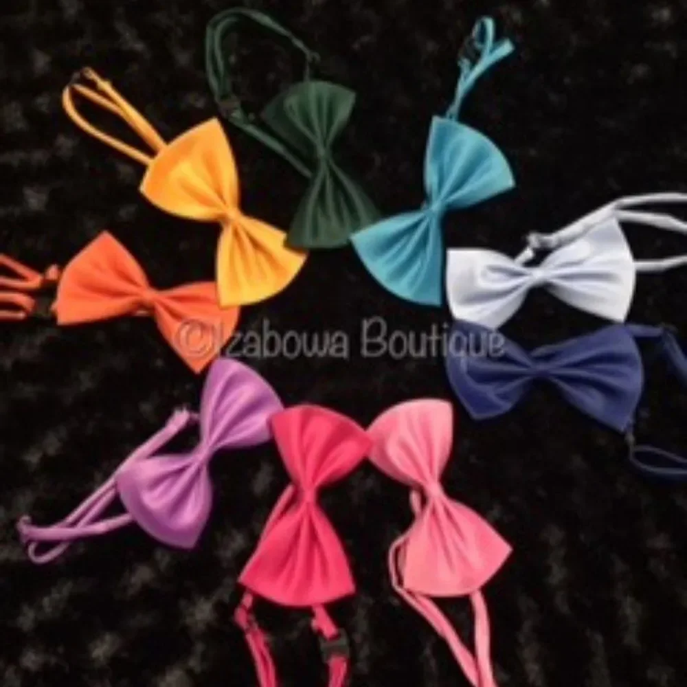 Hot Pink Cotton Bow Tie TY1125 NWT Boutique